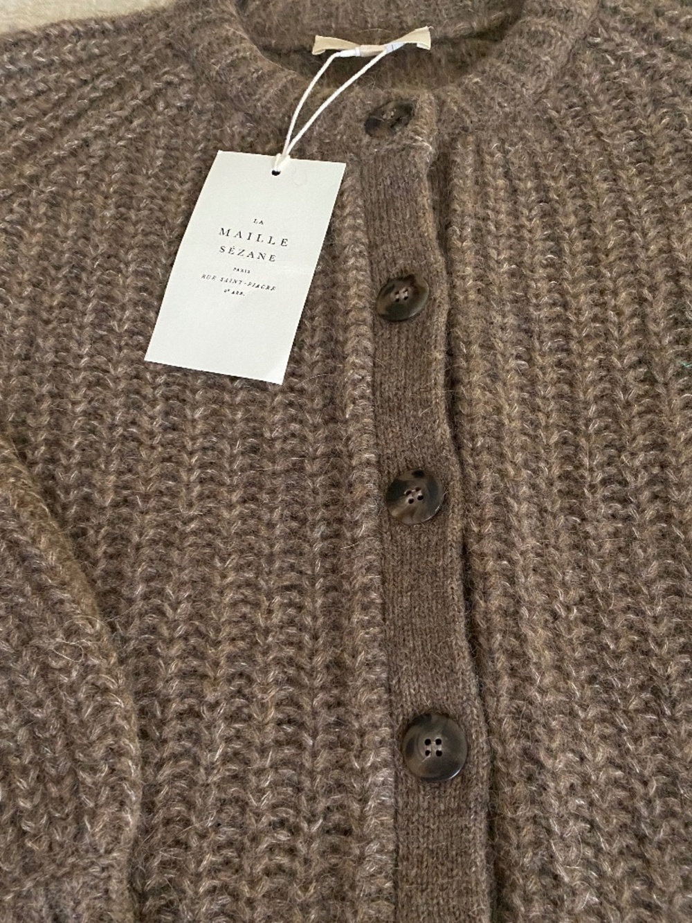 Sezane Emile 'Dark Taupe' NWT - Picture 3 of 11